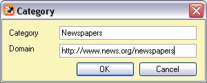 RSS Channel Writer - Channel Optionals Tab - Category