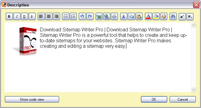 RSS Channel Writer - WYSIWYG editor